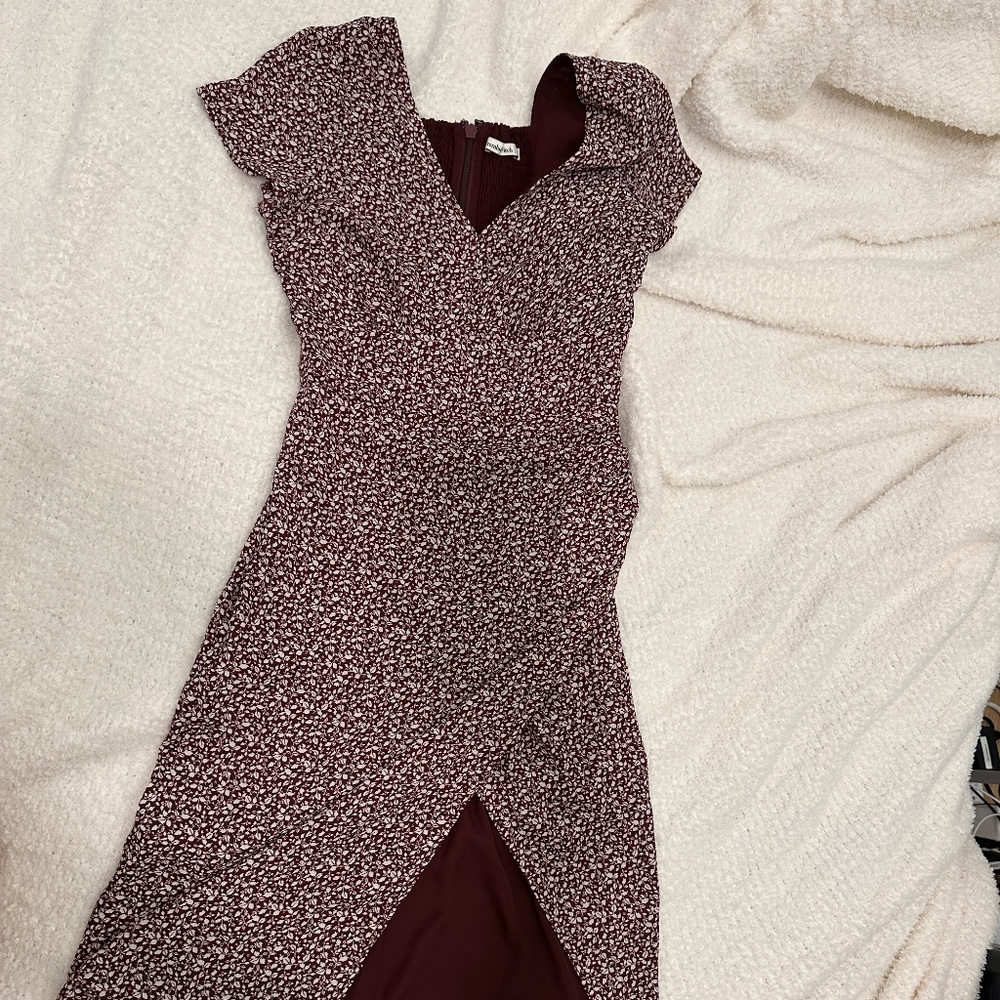 Abercrombie & Fitch - Floral Dress with Side Slit